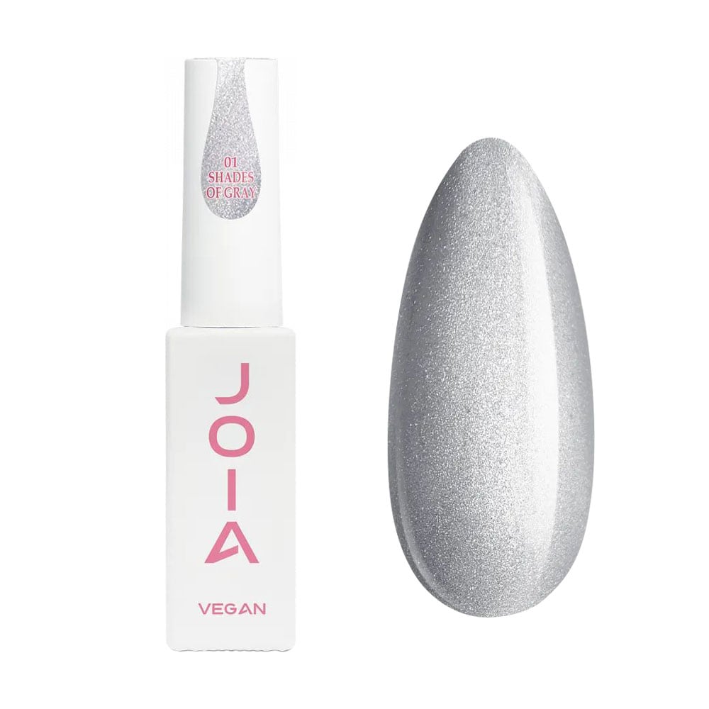 Камуфлювальна база для гель-лаку JOIA vegan Magic Cat Base 01 Shades Of Gray, 8 мл